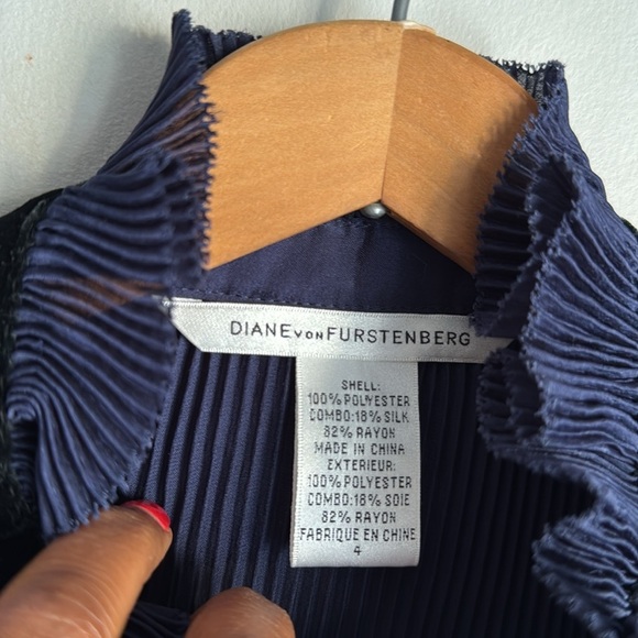 dvf jonquille silk blend blouse - Picture 6 of 11